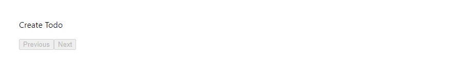 Blitz empty todos list