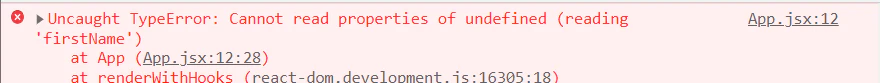 Error caused by accessing nested properties without checks