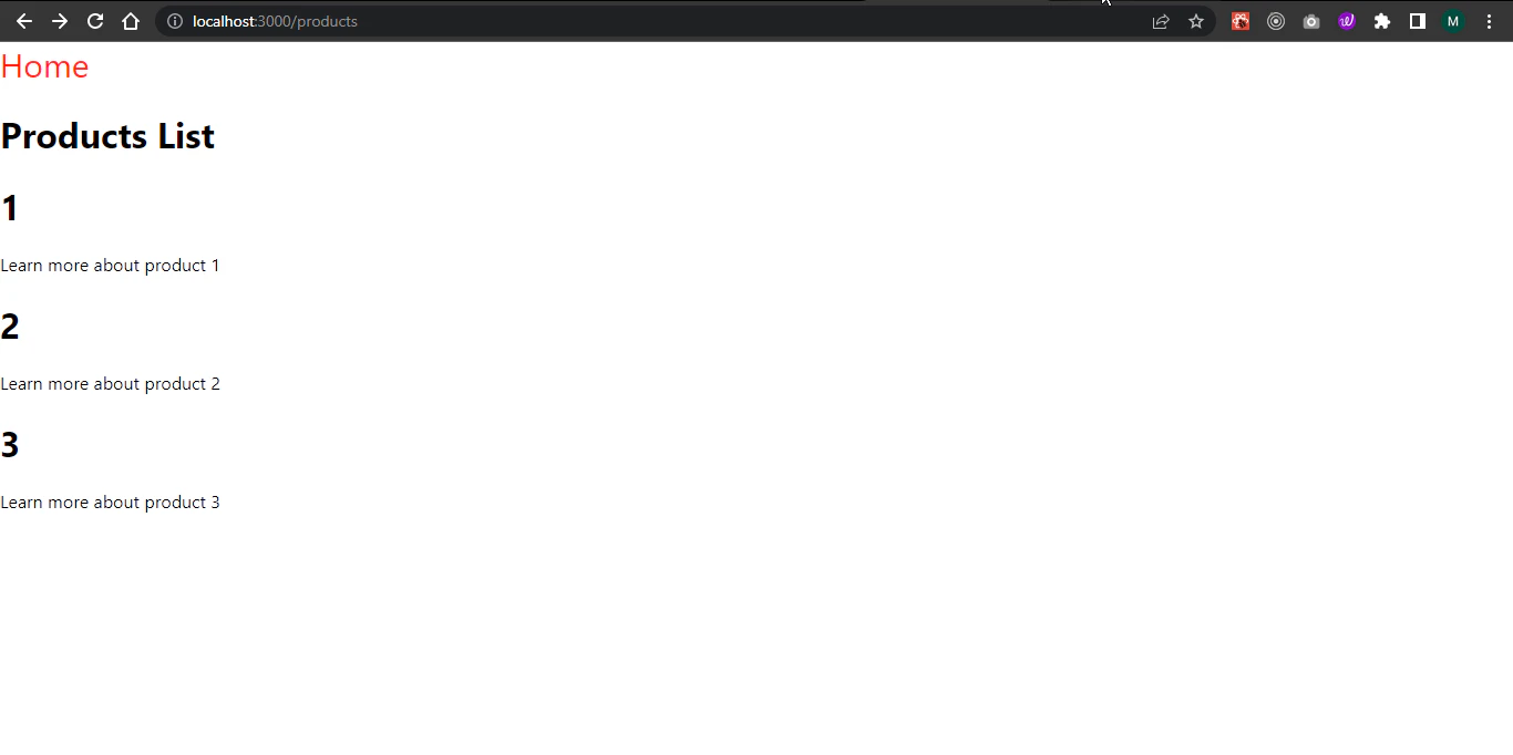 Custom Link component example