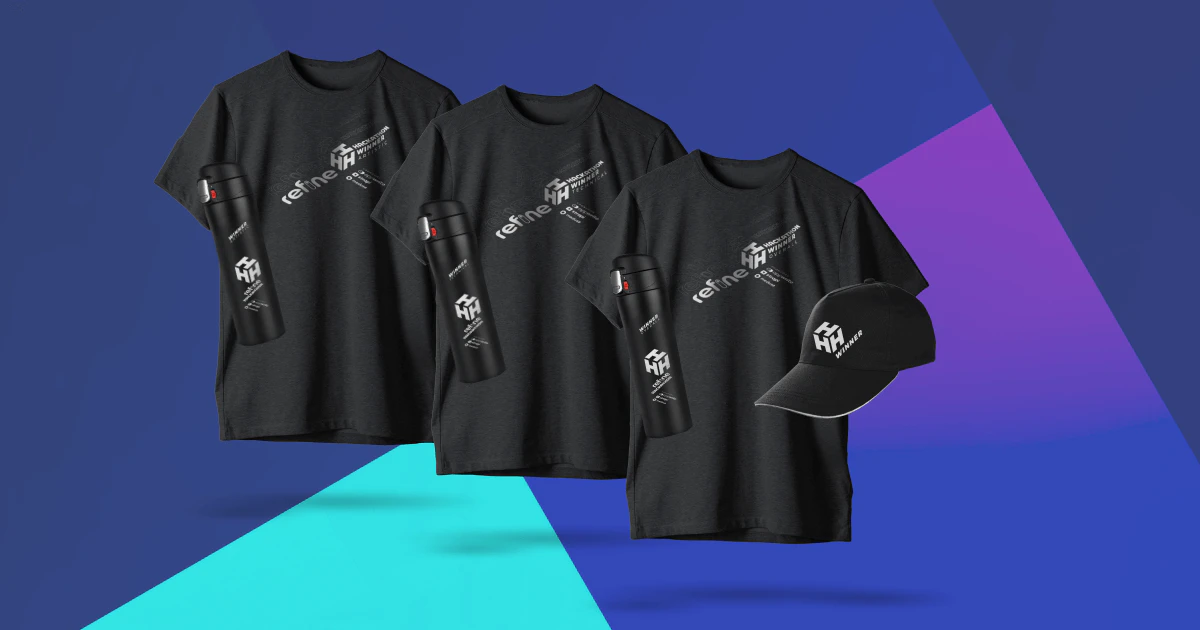 Refine swag kit prizes for hackathon winners