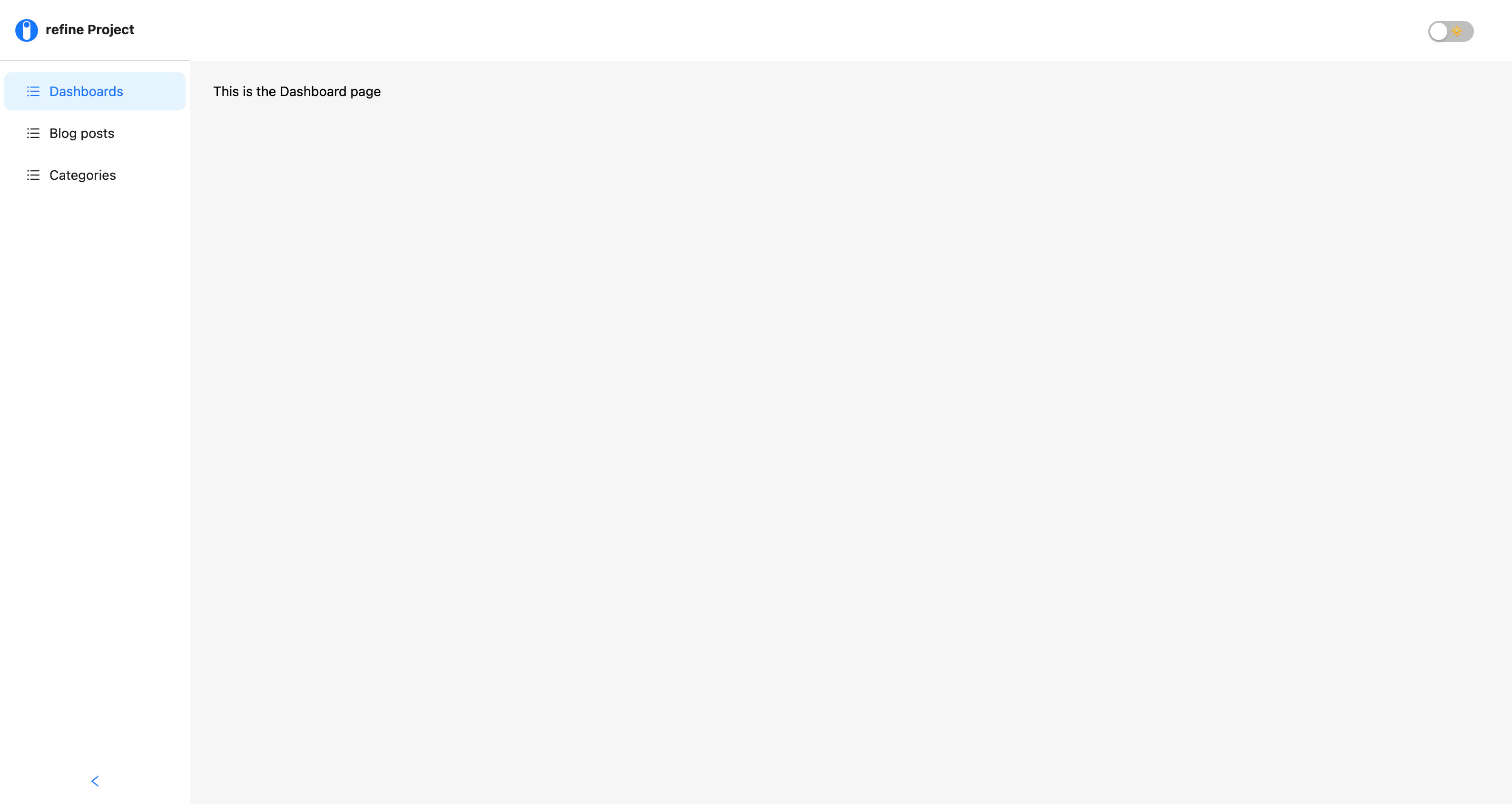 Kanban-style dashboard layout