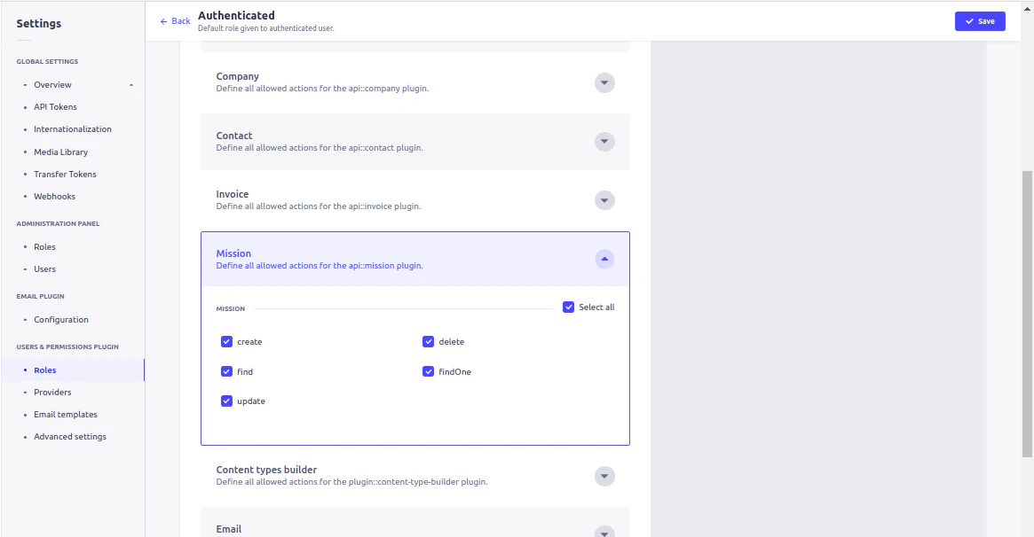 Authenticated invoicer dashboard