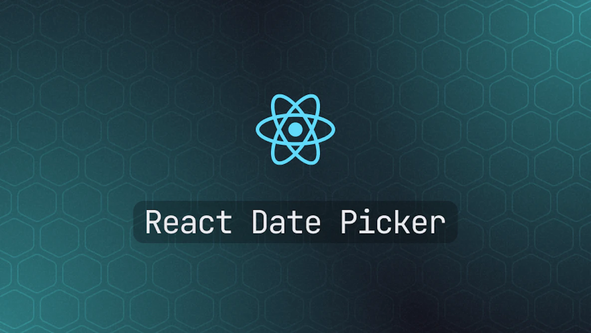 How to implement a date picker in React