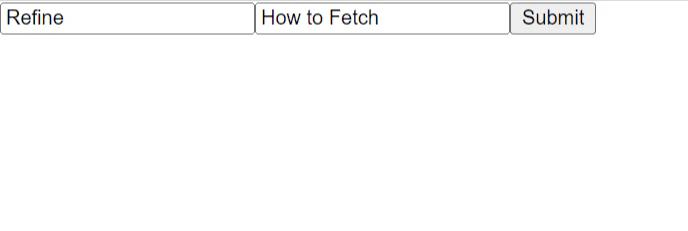Submitting the create post form
