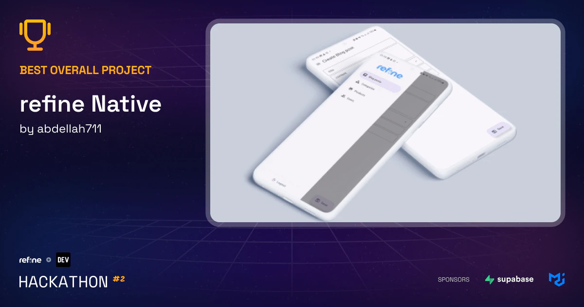 Refine Native project screenshot