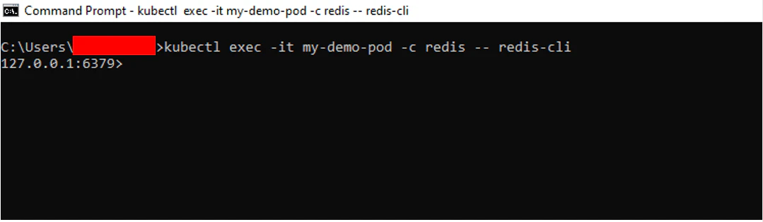 Accessing Redis CLI inside container for database interaction