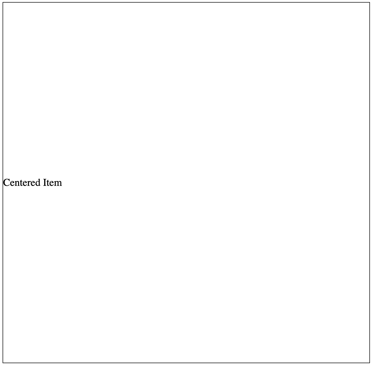Grid item vertically centered using align-self