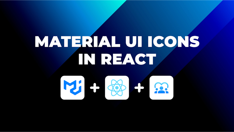 Material UI Icons in React