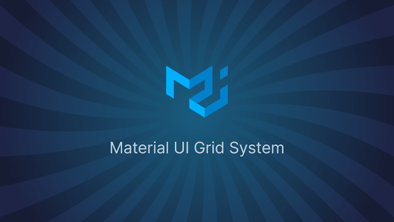 Material UI Grid System in React
