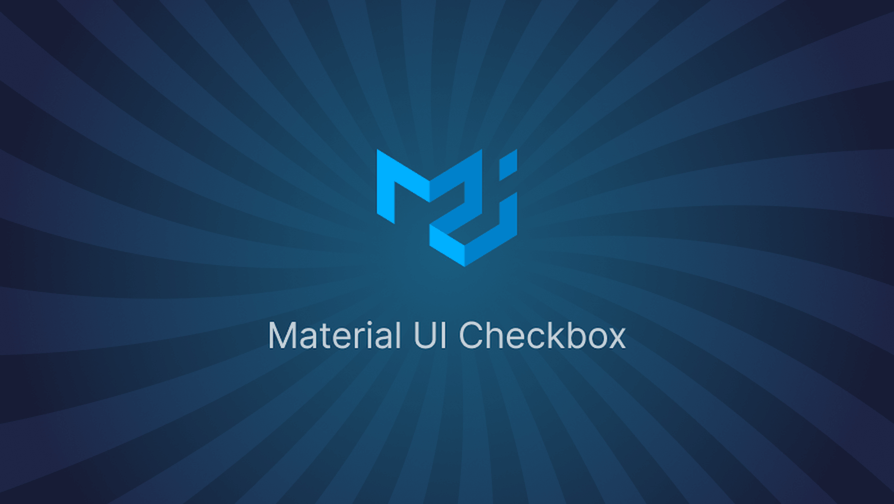 How to use Material UI Checkbox