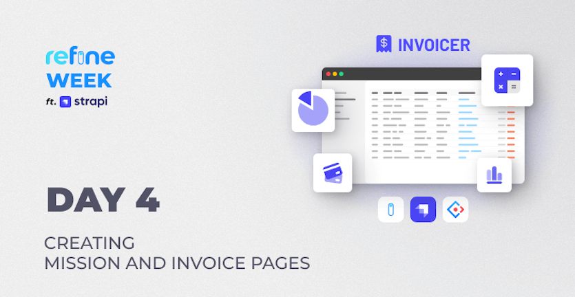 Creating Mission and Invoice Pages