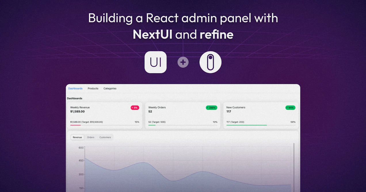 Building React admin panel with NextUI and Refine