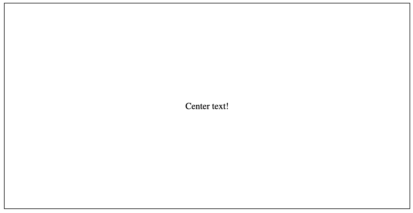 Table-cell layout with vertical-align middle centering text