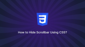 How to Hide Scrollbar Using CSS?