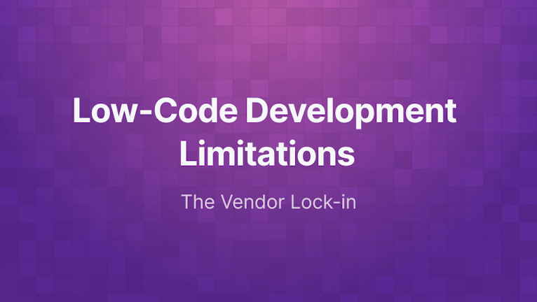 Low Code Limitations - Exploring the Risk of Vendor Lock-In