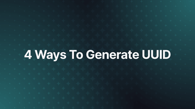 4 Ways to Generate UUIDs in Node.js