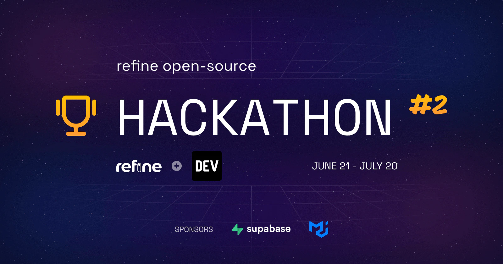 Refine hackathon cover banner