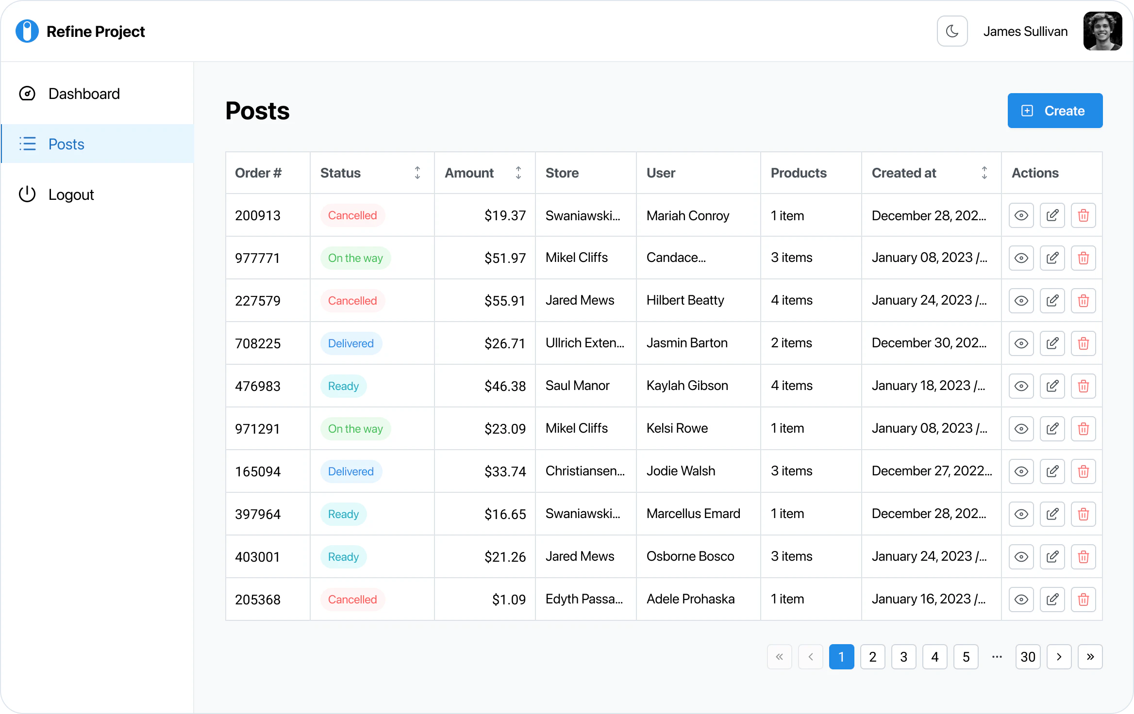 Generic Internal Tool Template with Mantine